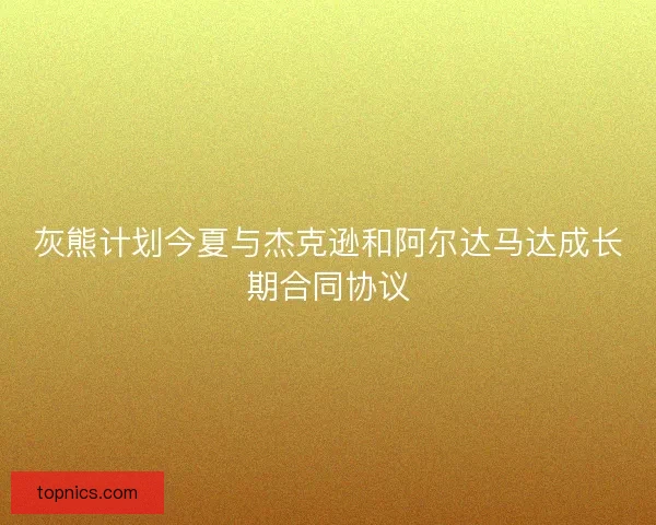 灰熊计划今夏与杰克逊和阿尔达马达成长期合同协议